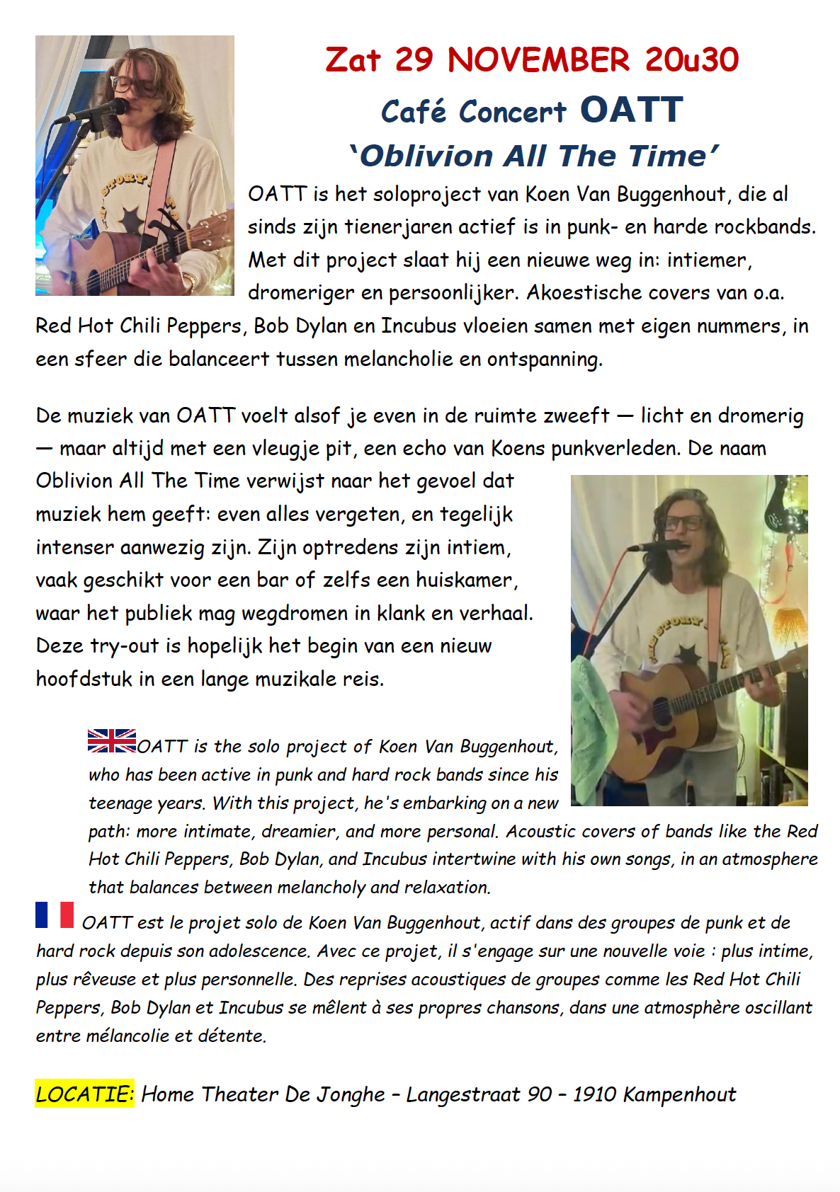 [2022 show calendar]